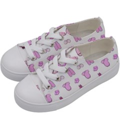 Kid’s Clothes Kids  Low Top Canvas Sneakers by SychEva