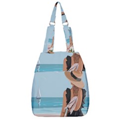 Rest By The Sea Center Zip Backpack by SychEva