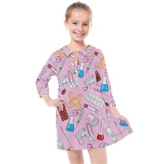 Medical Kids  Quarter Sleeve Shirt Dress