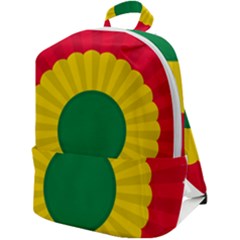 National Cockade Of Bolivia Zip Up Backpack by abbeyz71
