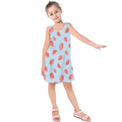 Strawberry Kids  Sleeveless Dress by SychEva