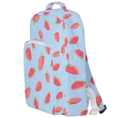 Strawberry Double Compartment Backpack by SychEva