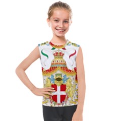Coat Of Arms Of The Kingdom Of Italy (1890)h Kids  Mesh Tank Top by abbeyz71