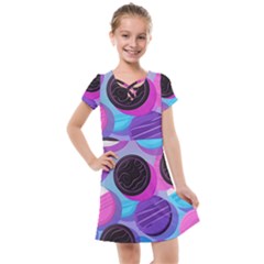 Cookies Chocolate Cookies Sweets Snacks Baked Goods Kids  Cross Web Dress by Jancukart