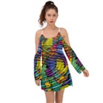 Waves Particles Vibration Atom Physics Technology Boho Dress