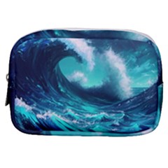 Tsunami Tidal Wave Ocean Waves Sea Nature Water Make Up Pouch (small) by Jancukart