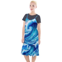 Tsunami Tidal Wave Ocean Waves Sea Nature Water 3 Camis Fishtail Dress by Jancukart