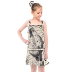 Vintage Planet Kids  Overall Dress by ConteMonfrey