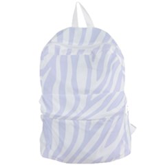 Grey Zebra Vibes Animal Print  Foldable Lightweight Backpack by ConteMonfrey