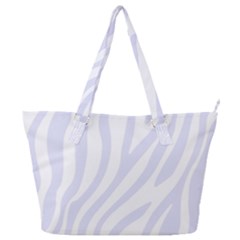 Grey Zebra Vibes Animal Print  Full Print Shoulder Bag by ConteMonfrey