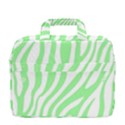 Green Zebra Vibes Animal Print  MacBook Pro 16  Shoulder Laptop Bag View4