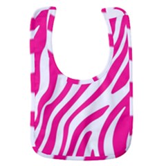 Pink Fucsia Zebra Vibes Animal Print Baby Bib by ConteMonfrey