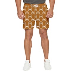 Brown Golden Bees Men s Runner Shorts by ConteMonfrey