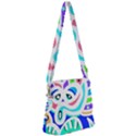 Crazy Pop Art - Doodle Animals   Zipper Messenger Bag View1