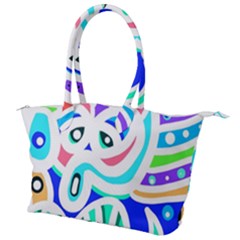 Crazy Pop Art - Doodle Animals   Canvas Shoulder Bag by ConteMonfrey