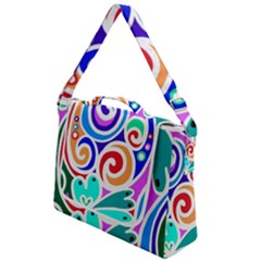 Crazy Pop Art - Doodle Circles   Box Up Messenger Bag by ConteMonfrey