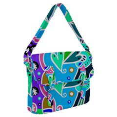 Crazy Pop Art - Doodle Hearts   Buckle Messenger Bag by ConteMonfrey