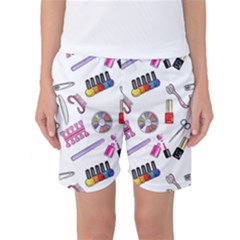 Manicure Nail Pedicure Women s Basketball Shorts by SychEva