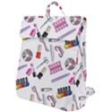 Manicure Nail Pedicure Flap Top Backpack View1