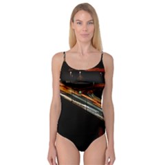 Highway Night Lighthouse Car Fast Camisole Leotard  by Amaryn4rt