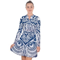 Owl Long Sleeve Panel Dress by Amaryn4rt