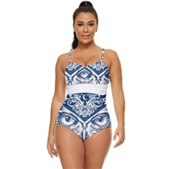 Owl Retro Full Coverage Swimsuit by Amaryn4rt