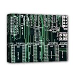 Printed Circuit Board Circuits Deluxe Canvas 14  x 11  (Stretched)