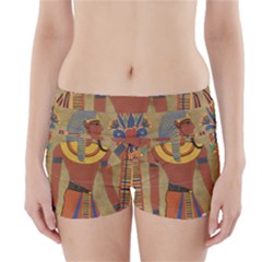 Egyptian Tutunkhamun Pharaoh Design Boyleg Bikini Wrap Bottoms by Celenk