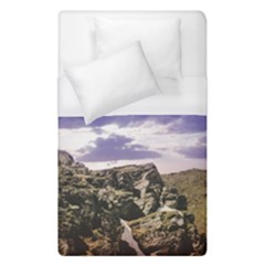 Mountain Snow Landscape Winter Duvet Cover (single Size) by Celenk