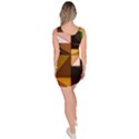 Abstract Experimental Geometric Shape Pattern Bodycon Dress View4