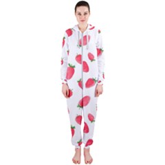 Strawberry Hooded Jumpsuit (ladies) by SychEva
