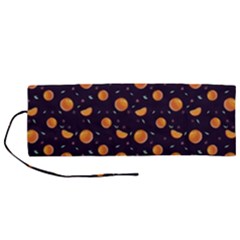 Oranges Roll Up Canvas Pencil Holder (m) by SychEva