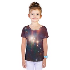 Astrology Astronomical Cluster Galaxy Nebula Kids  One Piece Tee