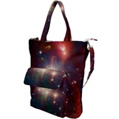 Astrology Astronomical Cluster Galaxy Nebula Shoulder Tote Bag by Jancukart