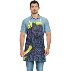 Zombie Animal Warrior Armor Arrows Aura Kitchen Apron by Wegoenart