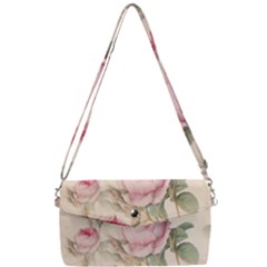 Roses-58 Removable Strap Clutch Bag by nateshop
