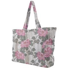 Roses-pink-elegan Simple Shoulder Bag by nateshop