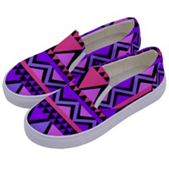 Seamless-181 Kids  Canvas Slip Ons by nateshop