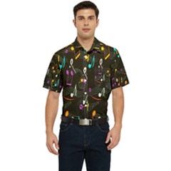 Fabric-65 Men s Short Sleeve Pocket Shirt  by nateshop