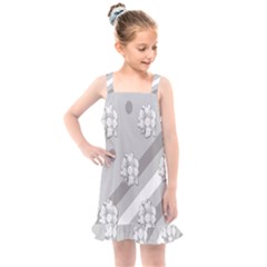 Strip-gray Kids  Overall Dress by nateshop