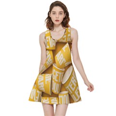 Yellow-cups Inside Out Reversible Sleeveless Dress by nateshop
