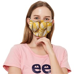 Yellow-cups Fitted Cloth Face Mask (adult) by nateshop