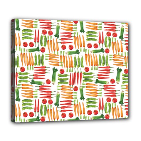 Vegetables Deluxe Canvas 24  X 20  (stretched) by SychEva