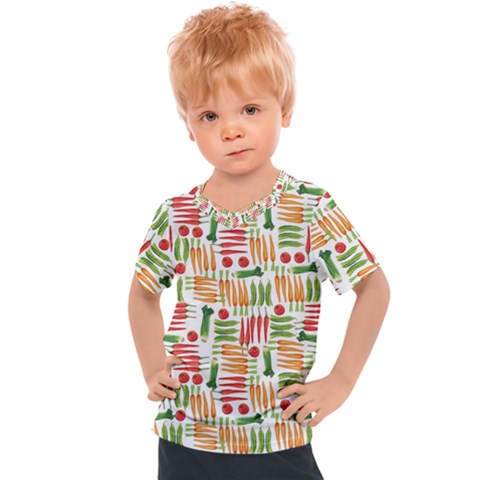 Vegetables Kids  Sports Tee by SychEva