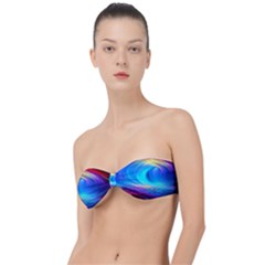 Art Fantasy Painting Colorful Pattern Design Classic Bandeau Bikini Top 