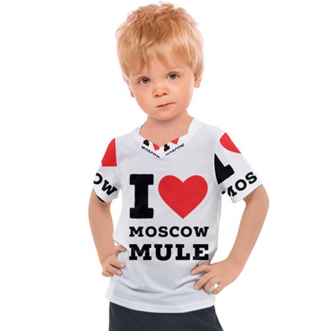 I Love Moscow Mule Kids  Sports Tee by ilovewhateva