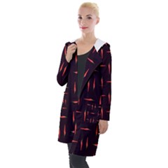 Hot Peppers Hooded Pocket Cardigan by SychEva