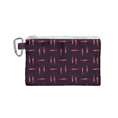 Hot Peppers Canvas Cosmetic Bag (small) by SychEva