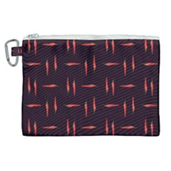 Hot Peppers Canvas Cosmetic Bag (xl) by SychEva