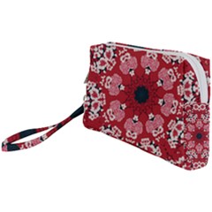 Traditional Cherry Blossom  Wristlet Pouch Bag (small)
